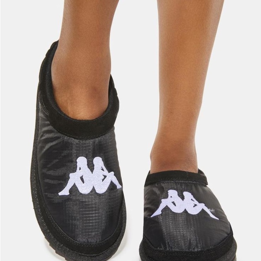 KAPPA BLACK & WHITE MULES